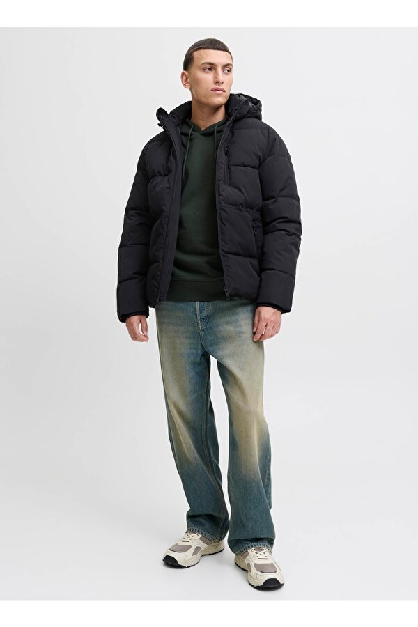 Siyah Erkek Mont 12278792_JJEOWEN PUFFER SN