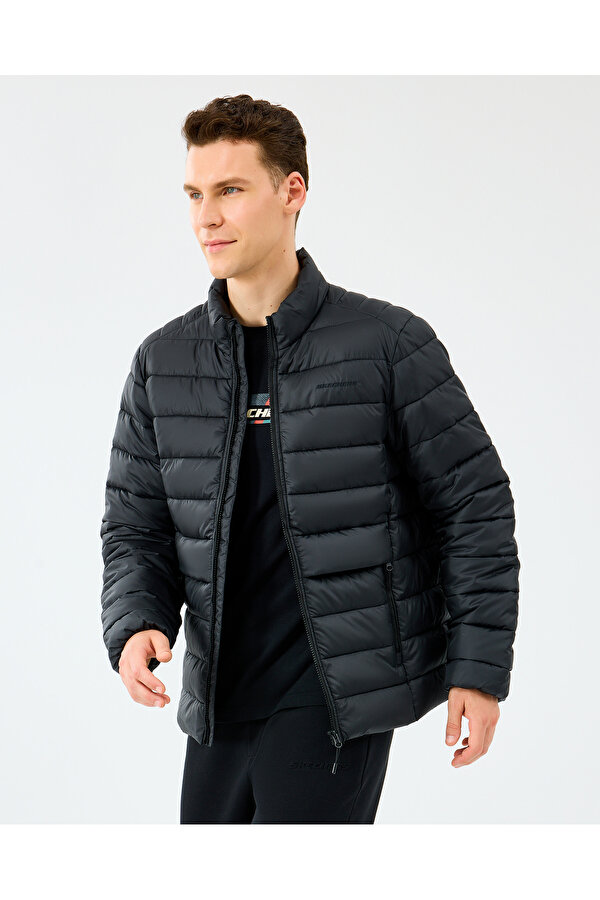 M Essential Outerwear Padded Jacket Erkek Siyah Mont S231242-3817