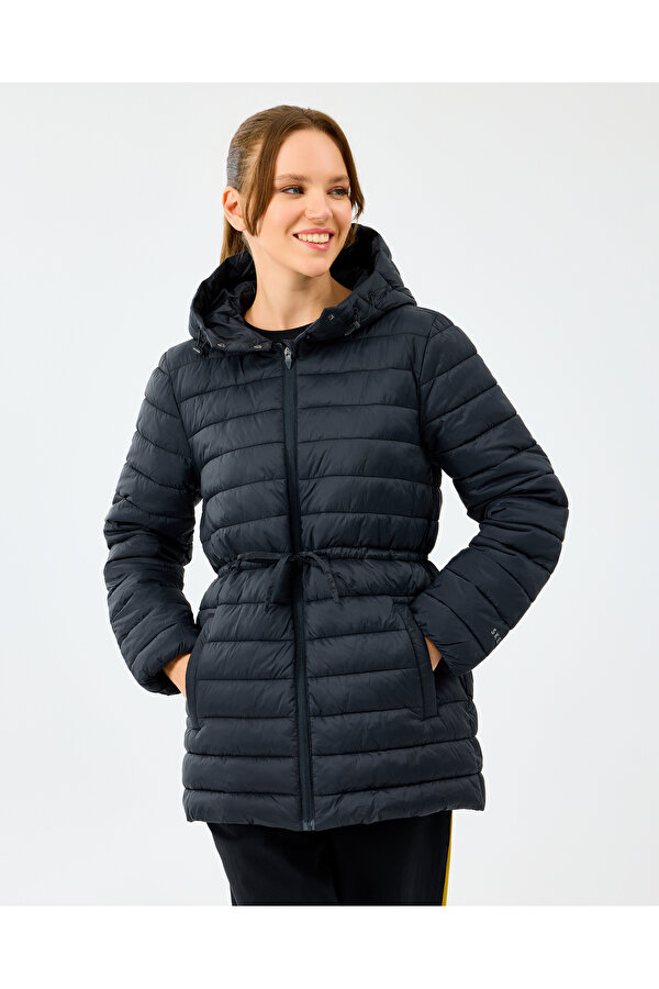 W Light Weight Quilted Jacket Kadın Siyah Mont S2520206-3817
