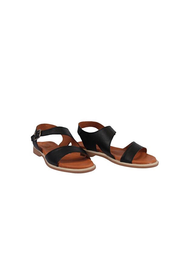 Kadın Çapraz Bantlı Platform Tabanlı Ayarlanabilir Kayışlı Sandalet NAPA-1206