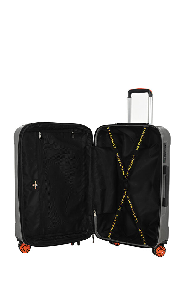 BERLIN -O ABS 5PR GRI Unisex Orta Boy Valiz