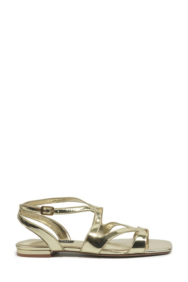 ETRIN 6FX Altın Kadın Düz Sandalet Fiyatları - 102052438 | Nine West
