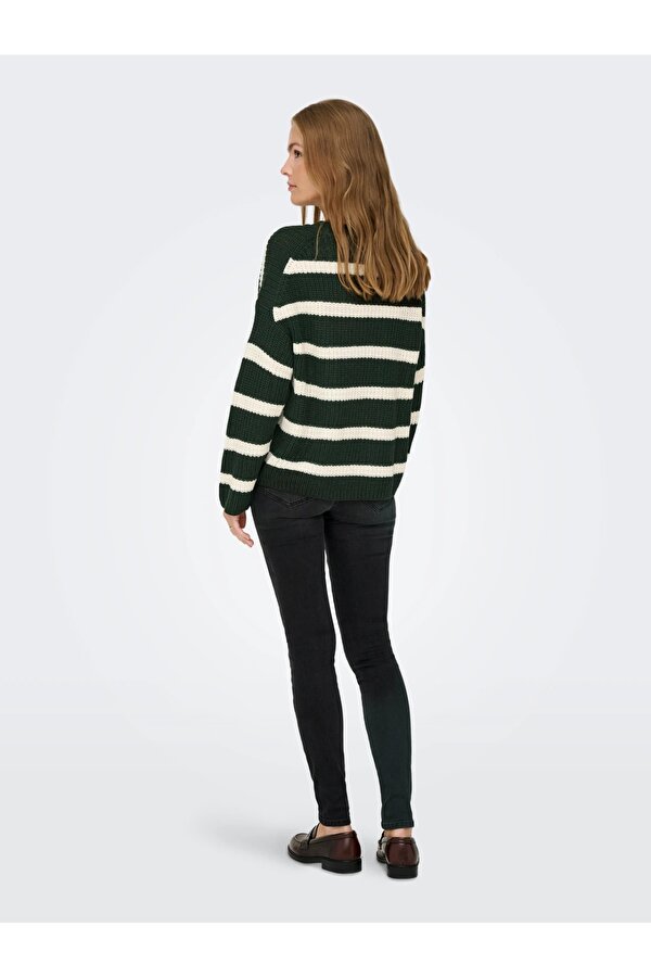justy L/S Stripe Pullover Kadın Kazak 15264902