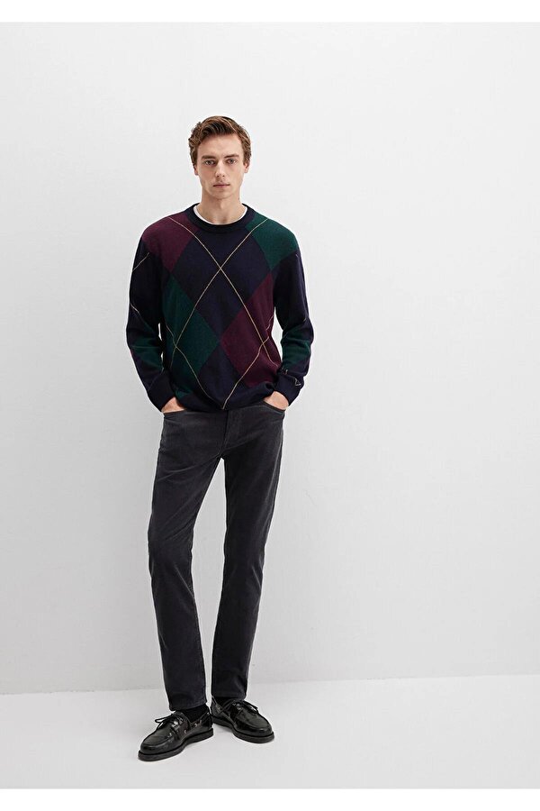 Marcus Koyu Mürekkep Kadife Erkek Pantolon 0035182642