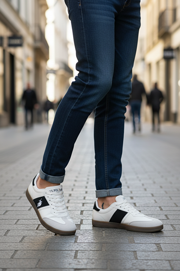 SANDRO 5FX Beyaz Erkek Sneaker