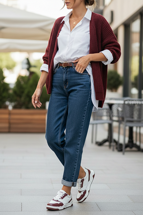 FENNEL 5PR Bordo Kadın Sneaker