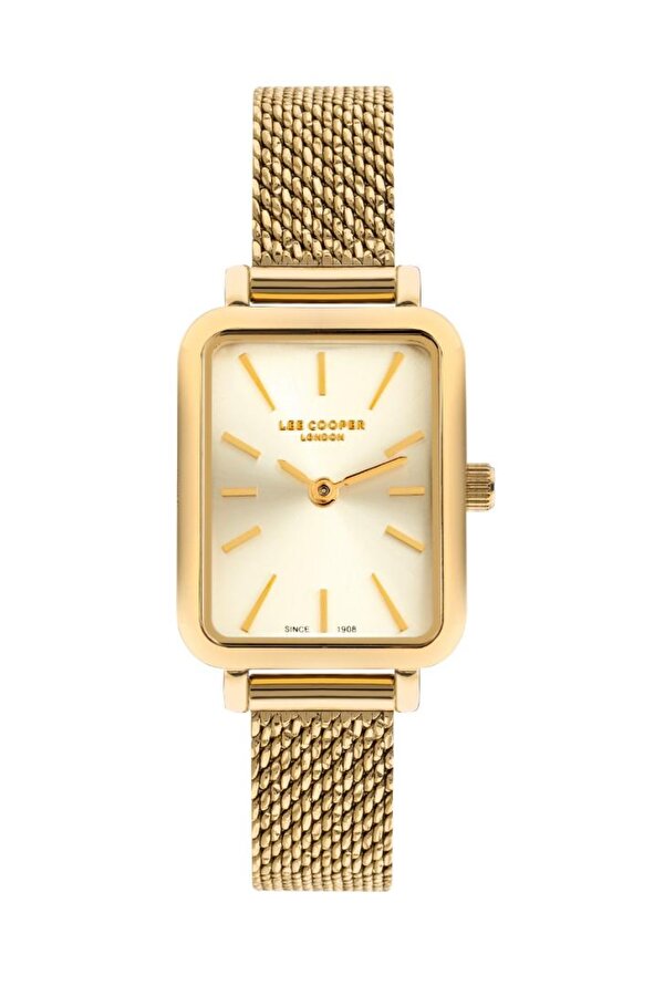 LC07815 Dikdörtgen 6 Renk Hasır Kordon Kadın Kol Saati