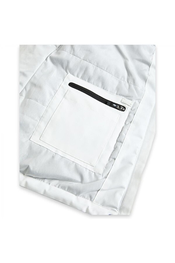 S242041 W Outerwear Padded Jacket Beyaz Kadın Mont