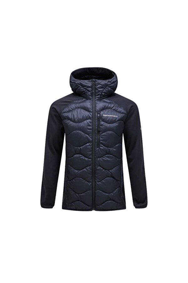Helium Down Hybrid Hood Erkek Siyah Outdoor Ceketi ERKEK OUTDOOR
