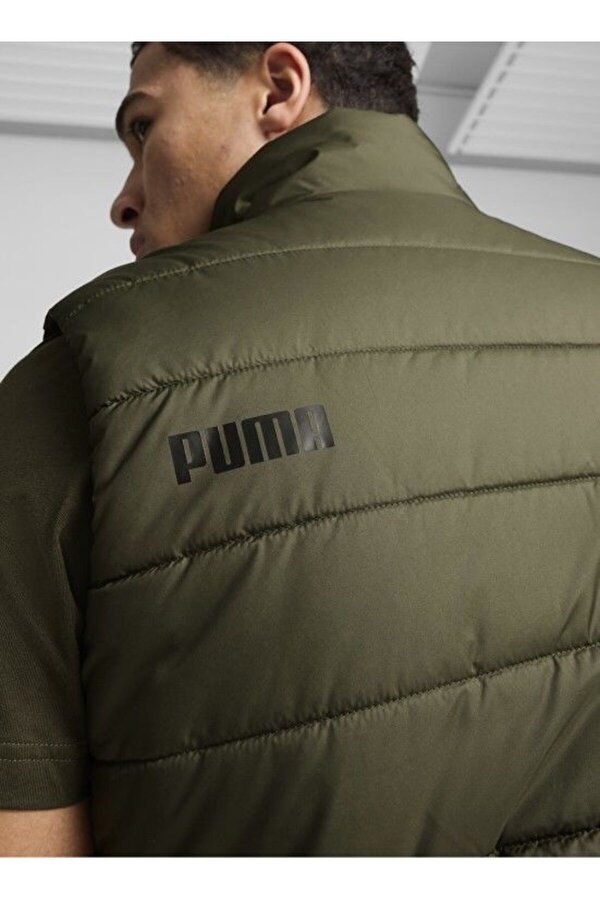 Erkek Yelek ESS Padded Vest Koyu Yesil - 84893970
