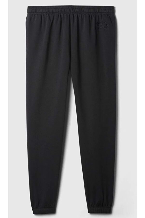 V-Herıtage 500382 Logo Logo Fleece Jogger Fransız Havlu Kumaş Erkek Eşofman Altı SİYAH