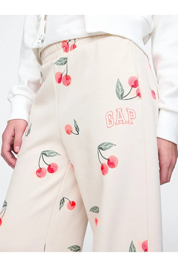 Kız Çocuk Taş  V-frch Wide Leg Pant Eşofman Altı 745989002-Çokrenkli