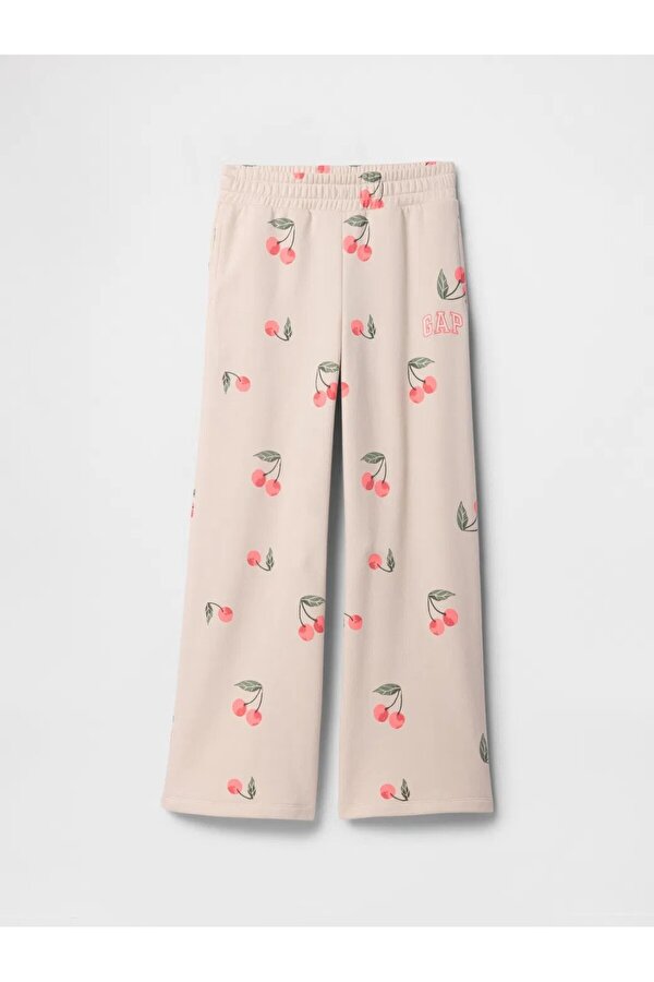 Kız Çocuk Taş  V-frch Wide Leg Pant Eşofman Altı 745989002-Çokrenkli