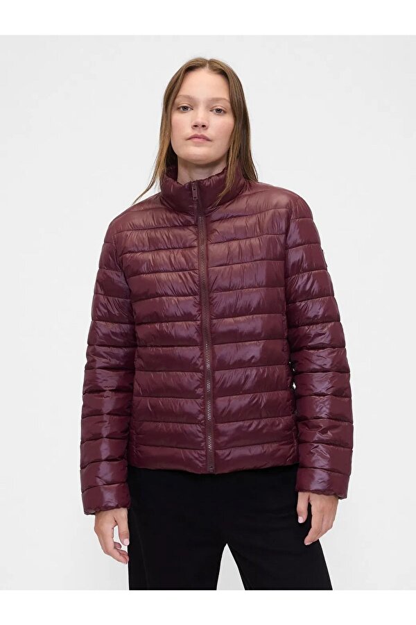 791284002 V-Frch Logo Lw Puffer Jkt Kadın Mont