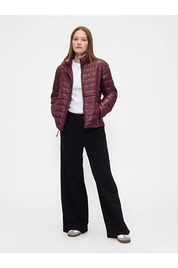 791284002 V-Frch Logo Lw Puffer Jkt Kadın Mont