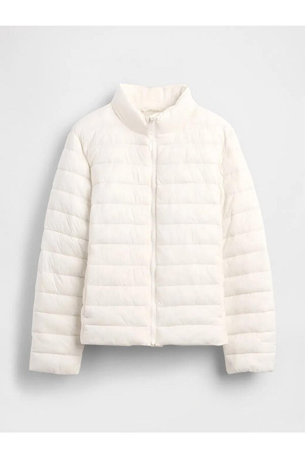 791284001 V-Frch Logo Lw Puffer Jkt Kadın Mont