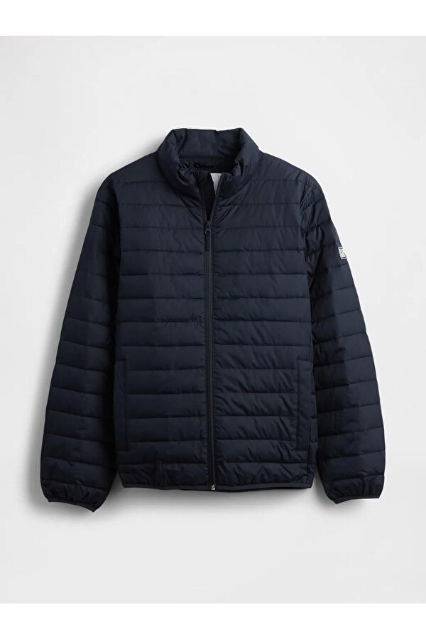 790583001 V-Frch Logo Ltwt Puffer Jkt Erkek Mont