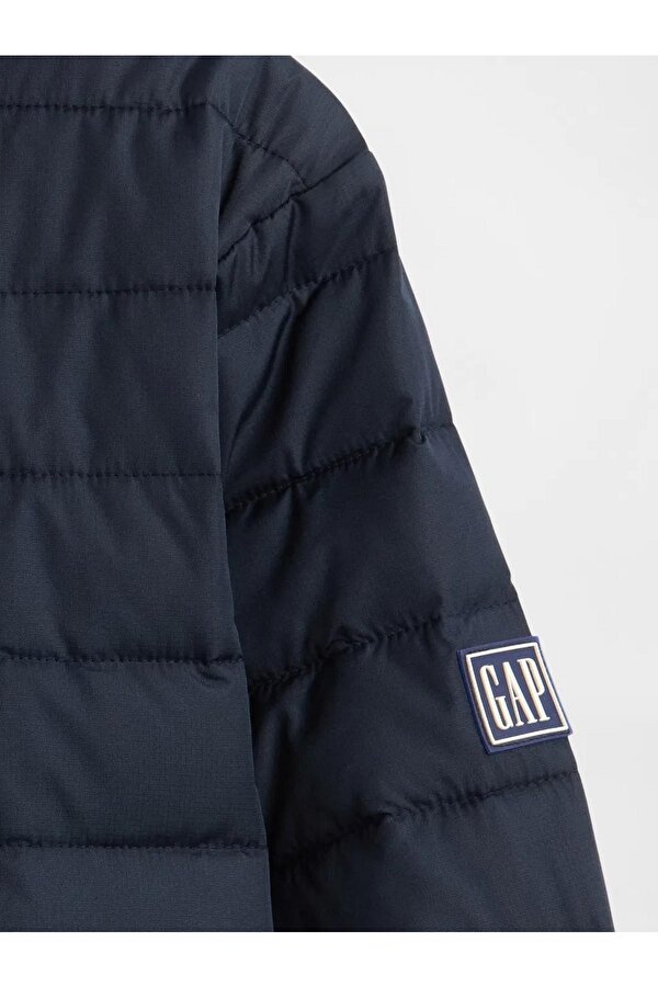 790583001 V-Frch Logo Ltwt Puffer Jkt Erkek Mont