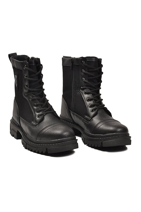 Aspor Siyah İçi Polarlı Erkek Worker Bot