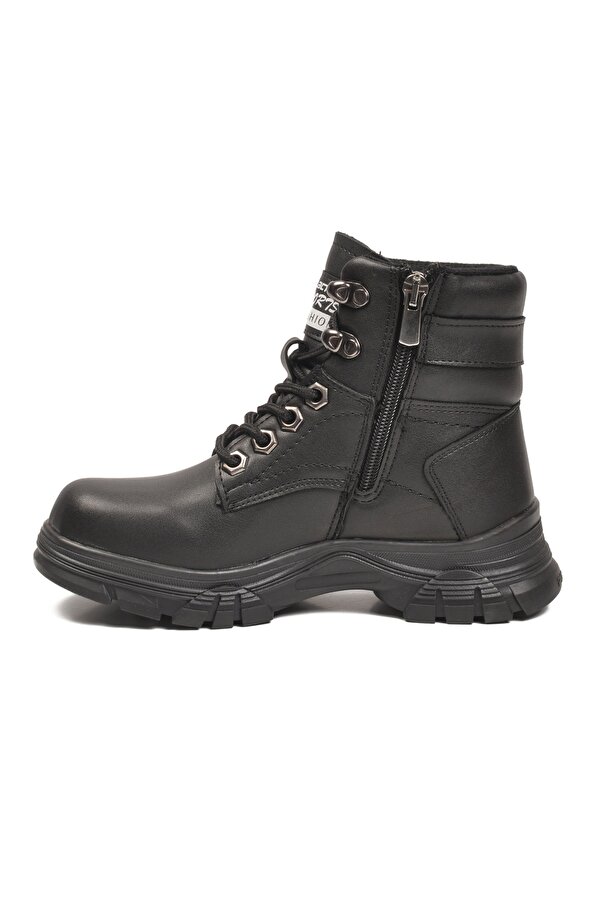 Aspor Siyah İçi Polarlı Erkek Çocuk Worker Bot