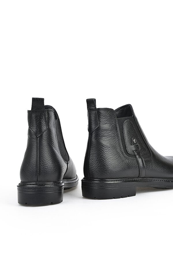 Erkek Hakiki Deri Bot 153447Z204 Siyah