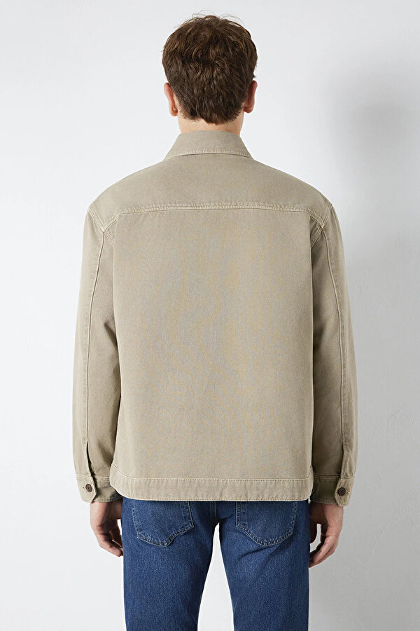 Erkek Uzun Kollu Çift Cepli Gömlek M0211778 Laurel Oak