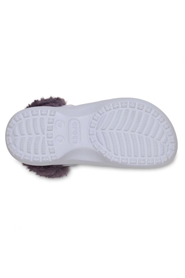 212854 Classic Platform Fuzz Lined Clog Lila Kadın Terlik