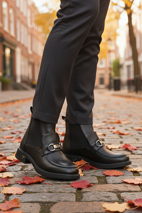 PC-55250 Z Siyah Kadın Bot