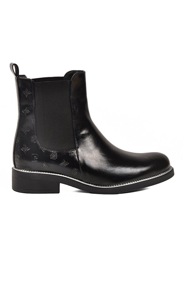 PC-55086 Z İçi Polarlı Siyah Rugan Kadın Bot