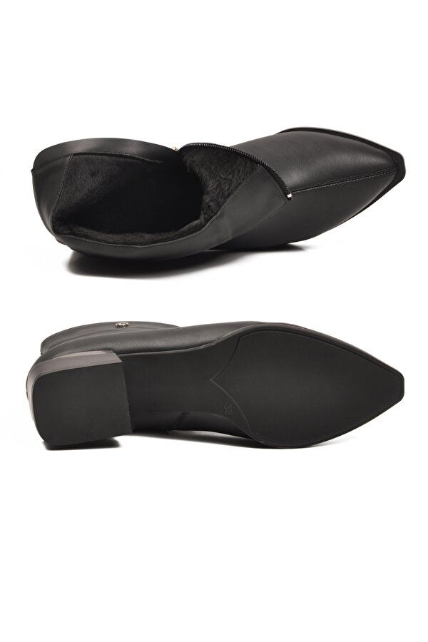 PC-54991 İçi Kürklü Siyah Kadın Bot