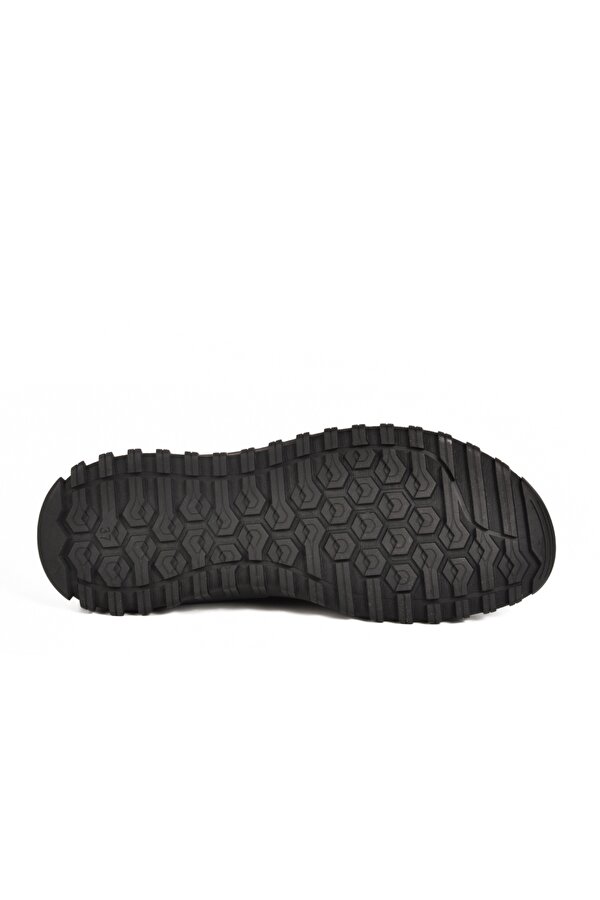 2413532K Z Siyah-Platin Nubuk Kadın Günlük Ayakkabı