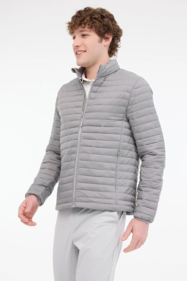 ML PERRY COAT 1SN21 5PR Gri Erkek Mont