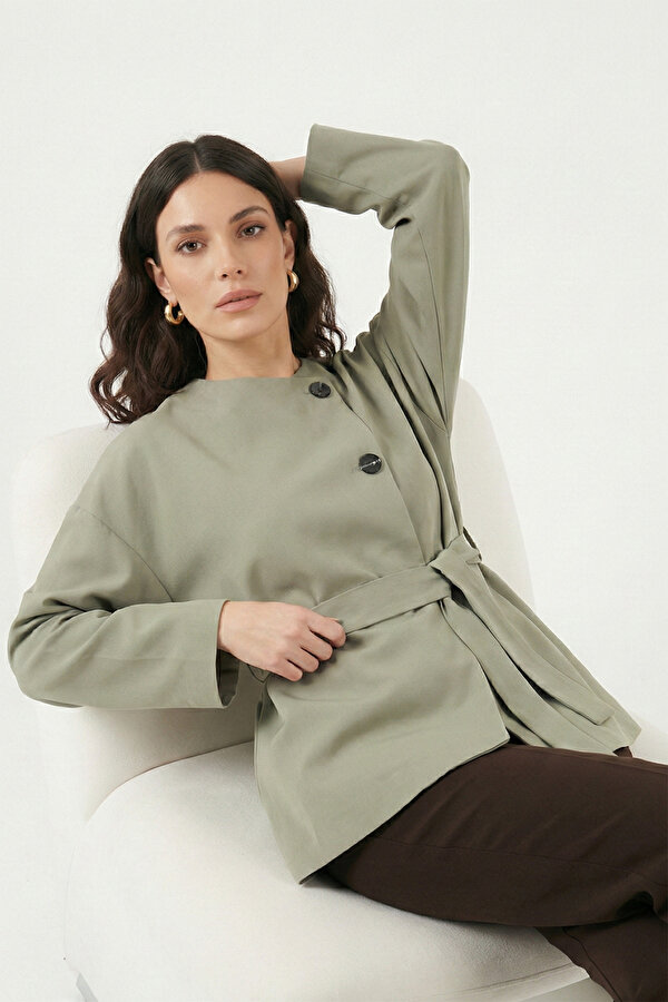 Bayan Trençkot 6927672 HAKİ