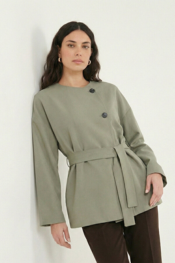 Bayan Trençkot 6927672 HAKİ