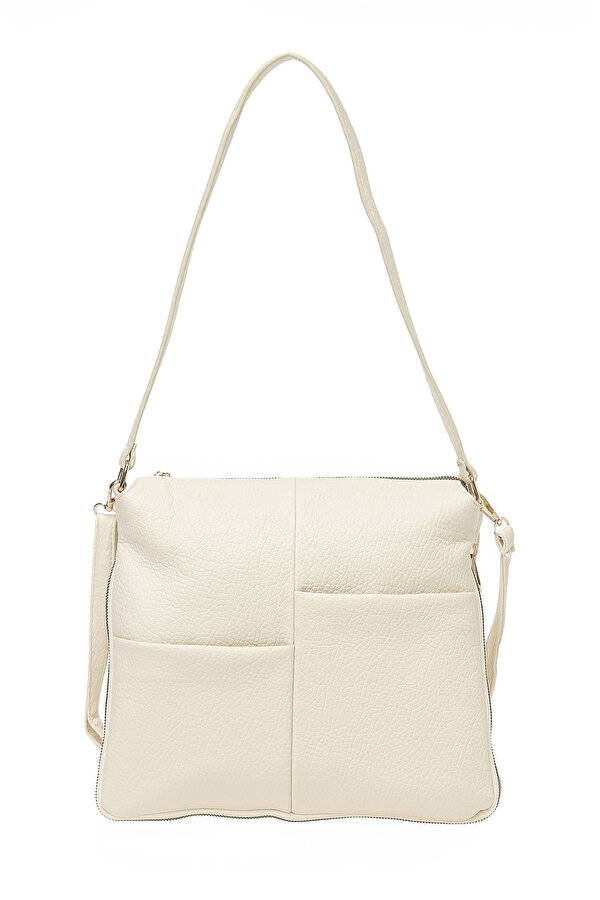 NTRL CEPLI CPRZ 6FX Krem Kadın Çapraz Çanta