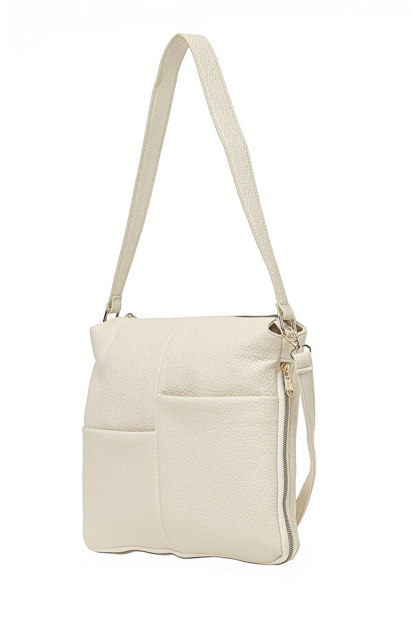 NTRL CEPLI CPRZ 6FX Krem Kadın Çapraz Çanta