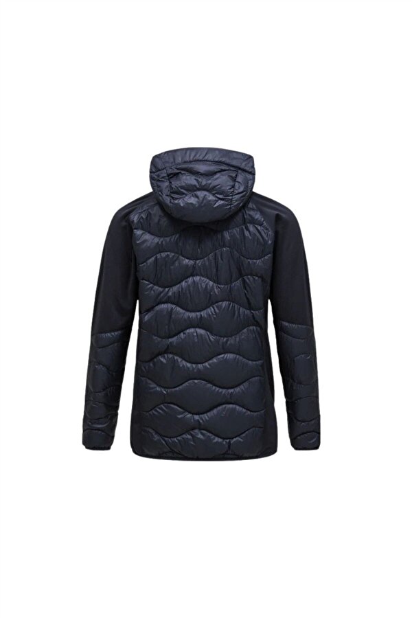 Helium Down Hybrid Hood Erkek Siyah Outdoor Ceketi ERKEK OUTDOOR