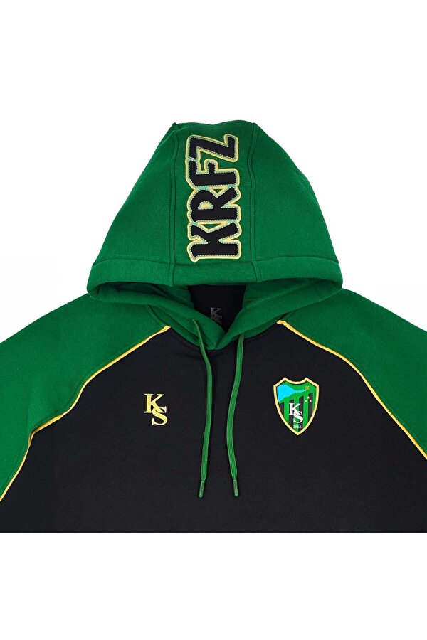 Lisanslı Kapüşonlu Sweatshirt Siyah