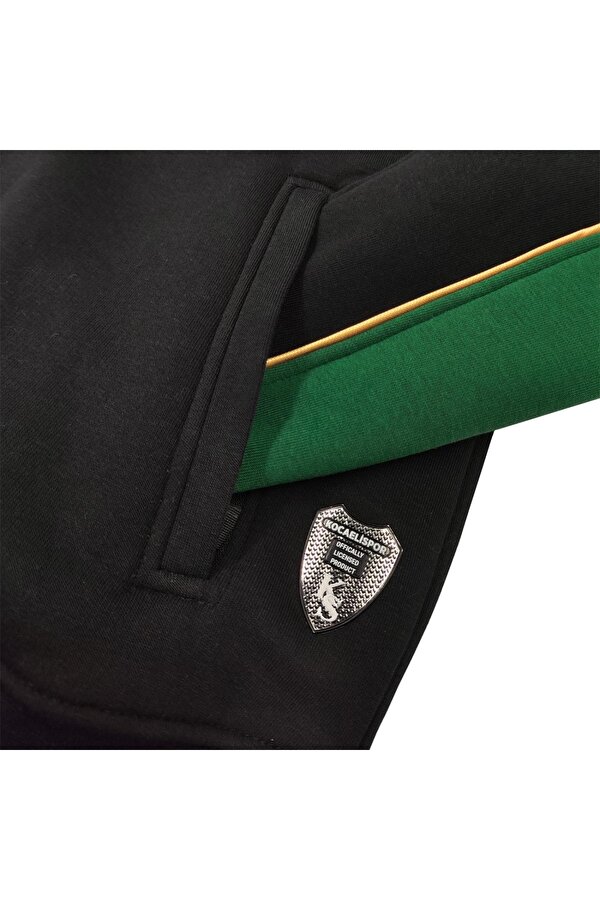 Lisanslı Kapüşonlu Sweatshirt Siyah