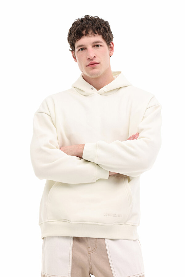 MB ROS 17HS109 5PR Ekru Erkek Sweatshirt