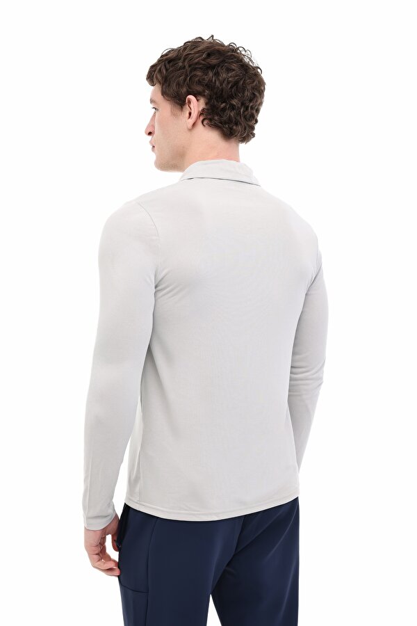 MB SAMDY 15ESM-02 5PR Gri Erkek Uzun Kol T-Shirt