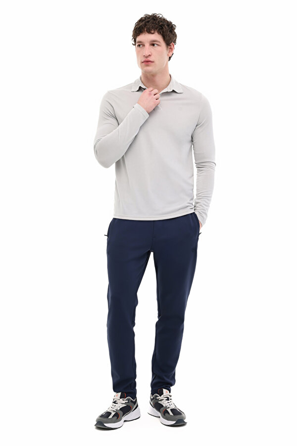 MB SAMDY 15ESM-02 5PR Gri Erkek Uzun Kol T-Shirt