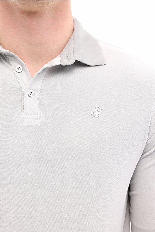 MB SAMDY 15ESM-02 5PR Gri Erkek Uzun Kol T-Shirt