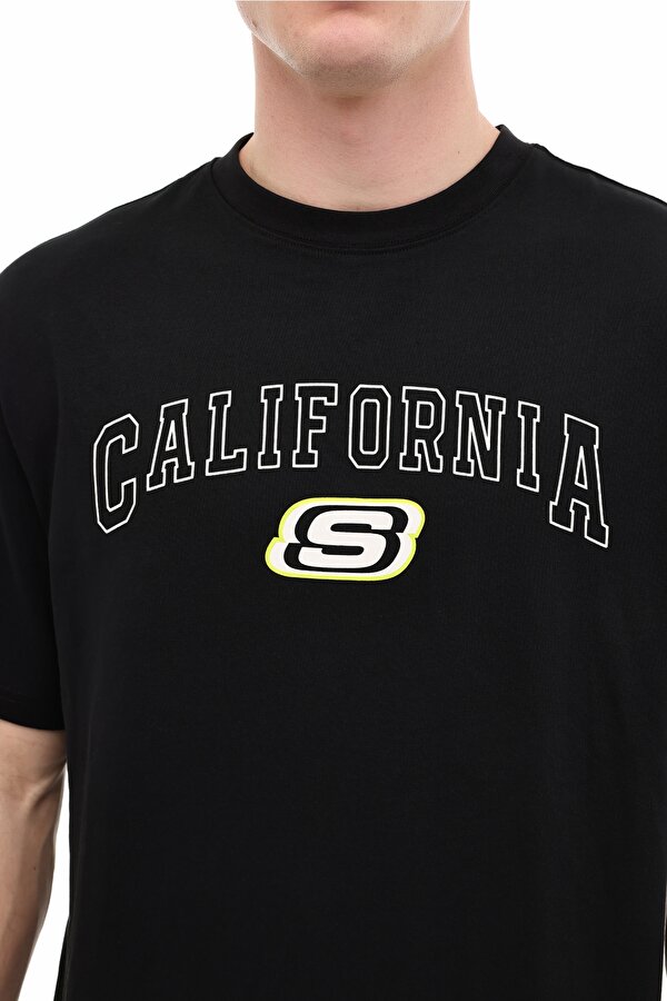 Graphic Tee Siyah Erkek Kısa Kol T-Shirt