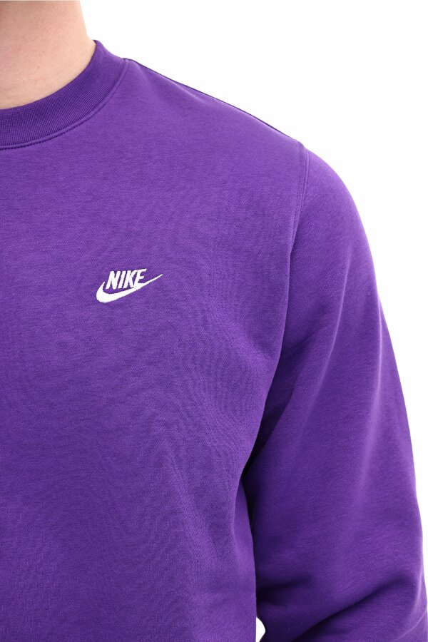 M NK CLUB BB CREW Beyaz Erkek Sweatshirt