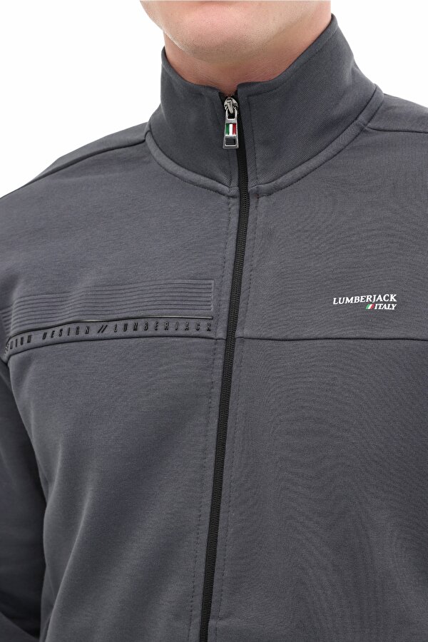 ML RENATO 18ITL1013 5PR Gri Erkek Eşofman Üstü