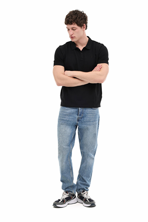 MB CT953 POLO T-SH 6FX Siyah Erkek Kısa Kol T-Shirt