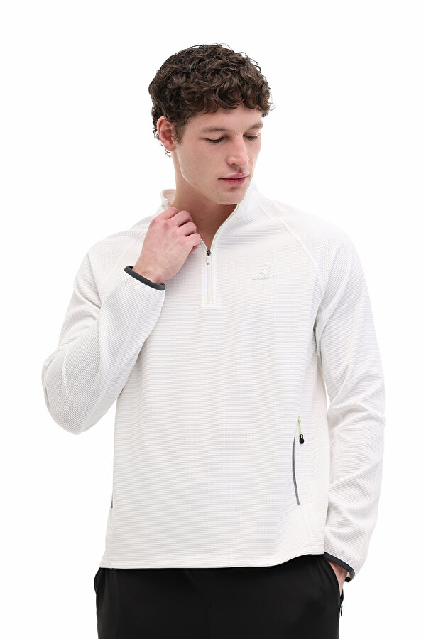 ML STEVEN 16-PRF-402 6FX Beyaz Erkek Sweatshirt