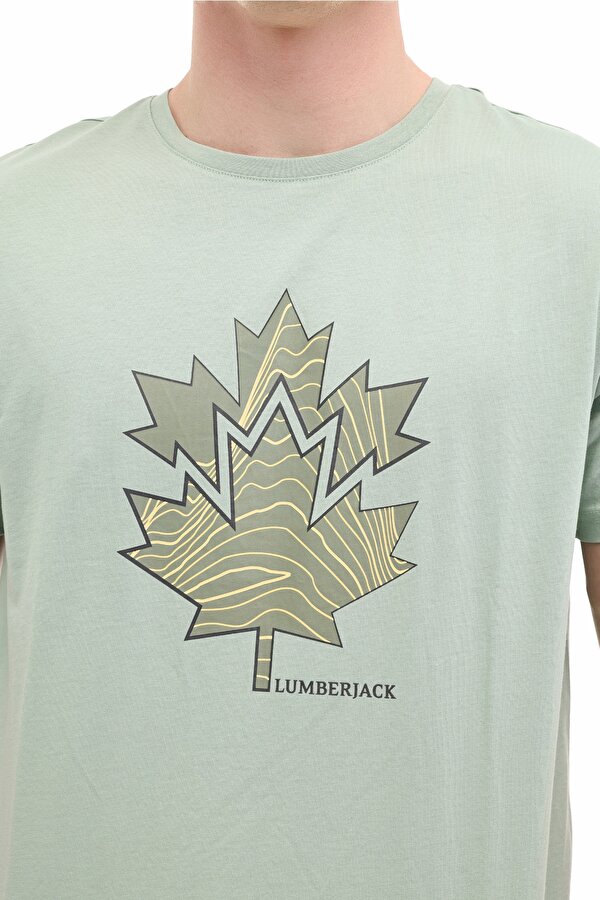 ML BERA 11TRV38 6FX Yeşil Erkek Kısa Kol T-Shirt