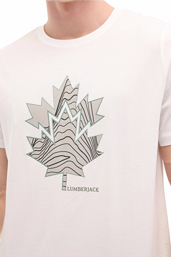 ML BERA 11TRV38 6FX Ekru Erkek Kısa Kol T-Shirt